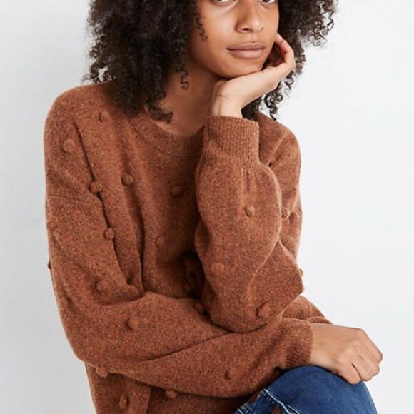 Madewell Brockton Bobble Sweater - Picture 1 of 4